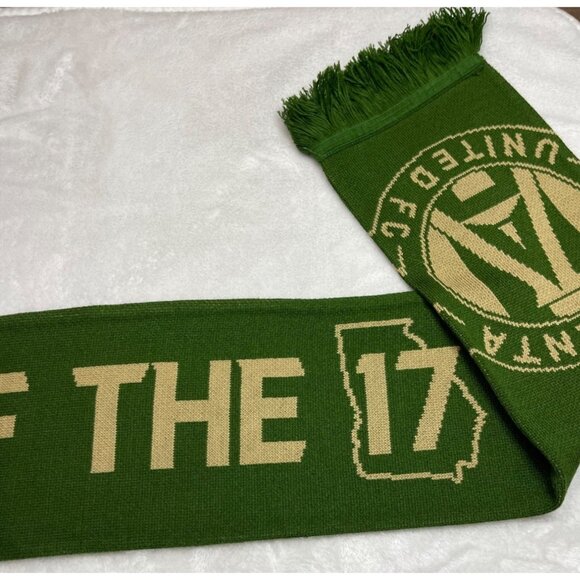 Atlanta United FC St. Patrick's Day Luck Scarf of the Month March 2020 Green NEW - Picture 7 of 9